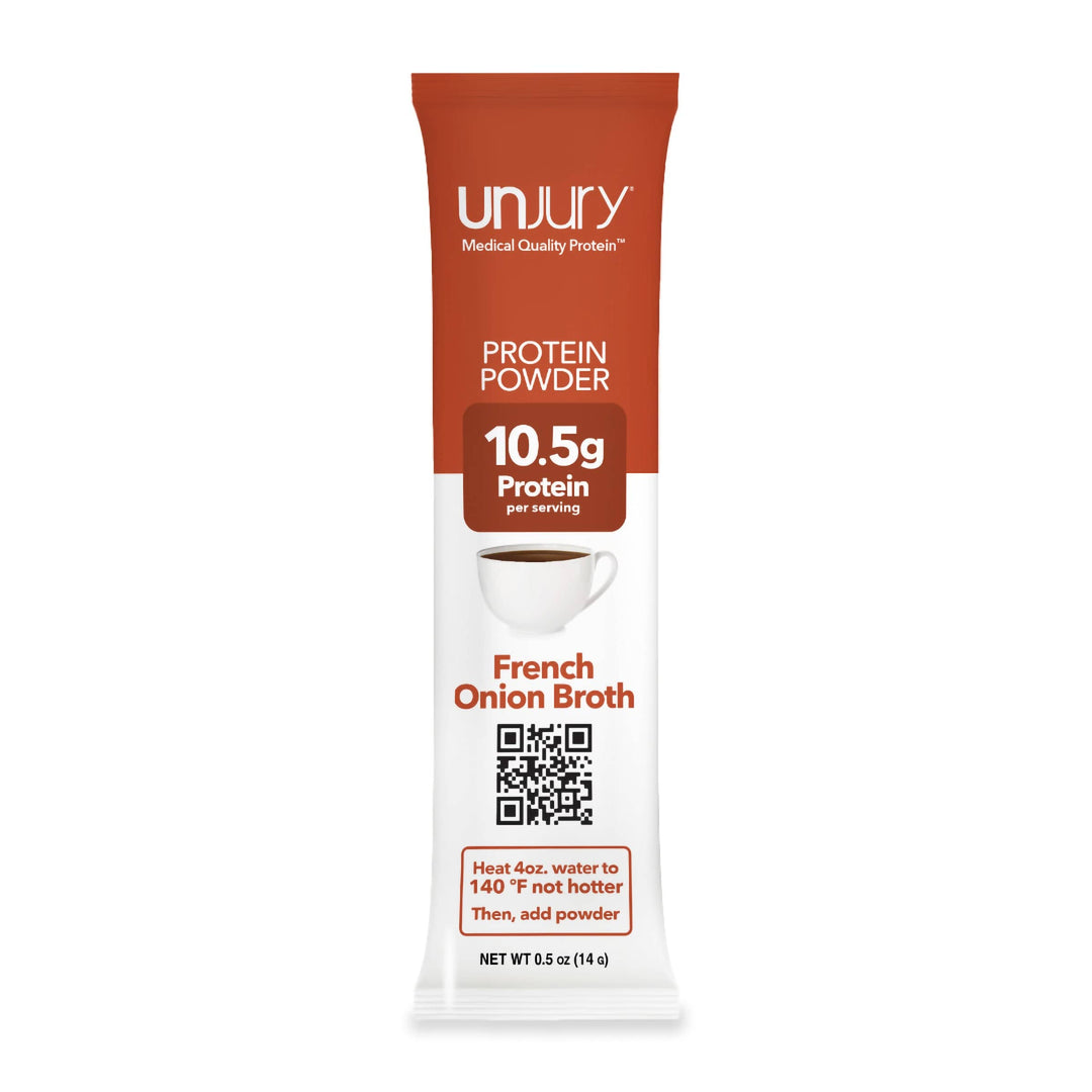 Sobres individuales de proteína de suero de leche con cebolla francesa 10,5 gr de proteína